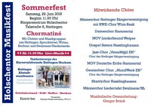Holschentor Musikfest 2019